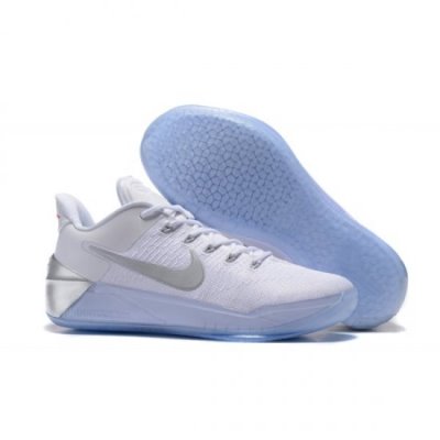 Nike Erkek Kobe A.D. Beyaz / Metal Gümüş Basketbol Ayakkabısı Türkiye - 1UWT8EIC